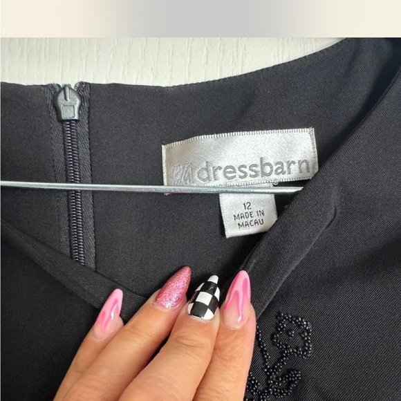 SEQUIN BLACK DRESS - Picture 4 of 5